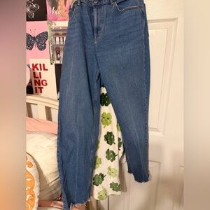 Abercrombie 90s Straight Ultra High Rise Jeans- Curve